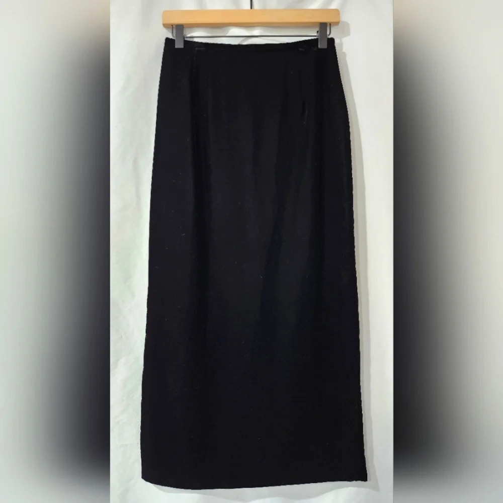Black Velvet Womens Maxi Skirt Size 4 Glam‎ NYE Party Formal Luxury Holiday